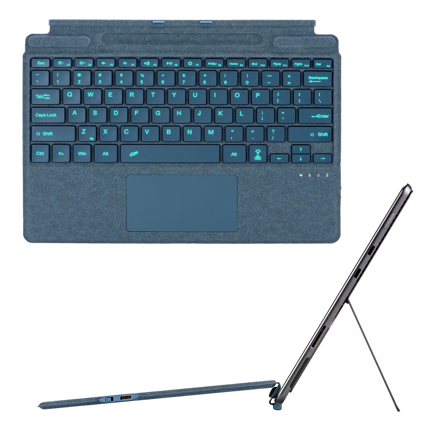 Amazon.co.jp: HEKUEUN Type Cover for Microsoft Surface Go 4 2023